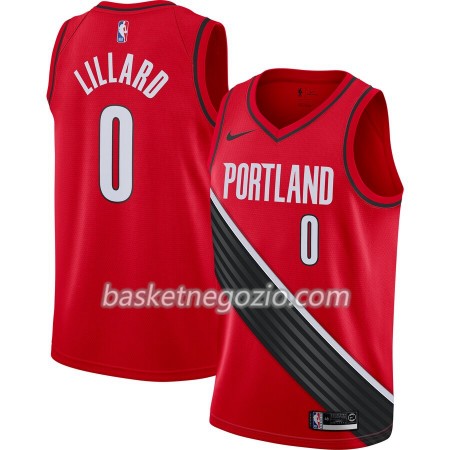 Canotte Uomo Portland Trail Blazers Damian Lillard 0 2019-20 Nike Statement Edition Swingman